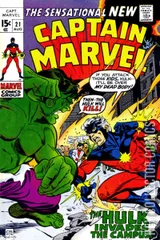 Cover for Captain Marvel #21