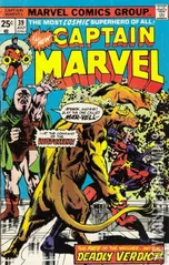 Cover for Captain Marvel #39