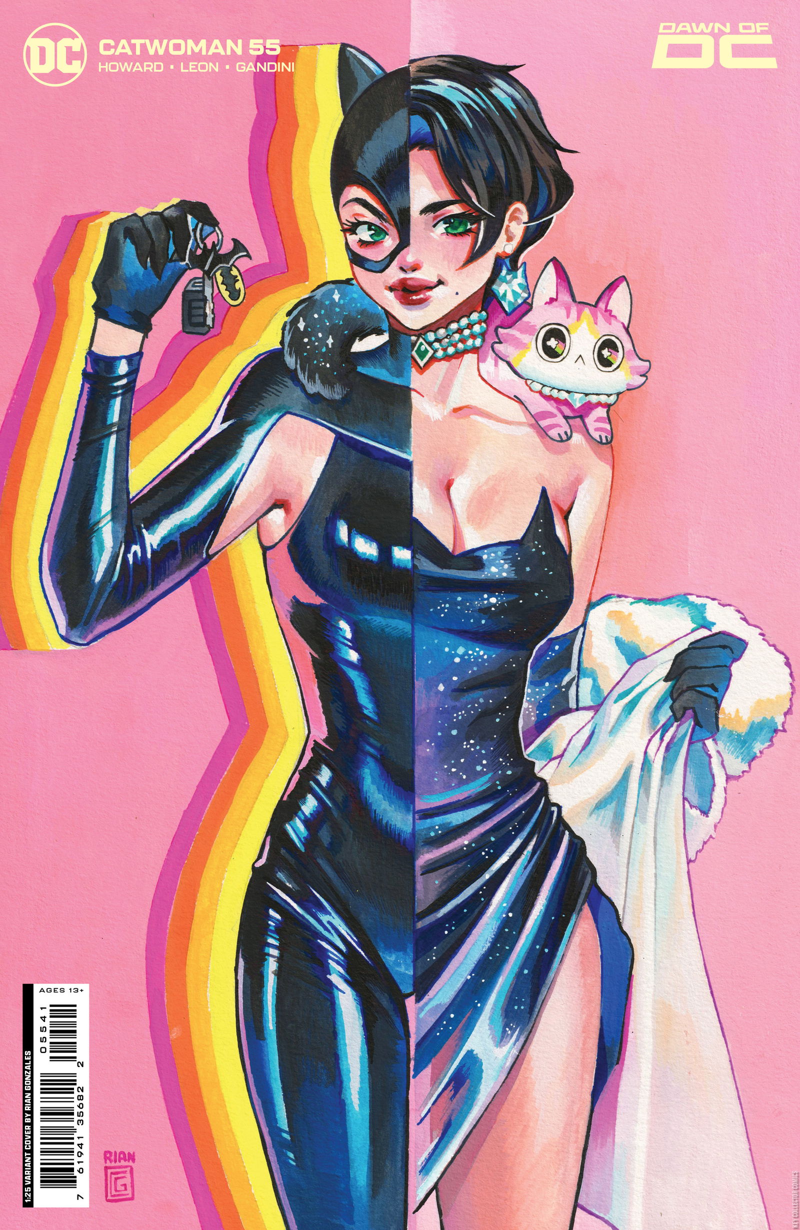 Variant Cover for Catwoman #55