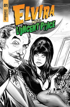 Variant Cover for Elvira Meets Vincent Price #1