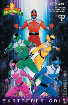 Variant Cover for Mighty Morphin Power Rangers #25