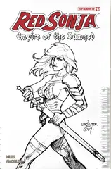 Variant Cover for Red Sonja: Empire of the Damned #2