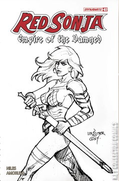 Variant Cover for Red Sonja: Empire of the Damned #2