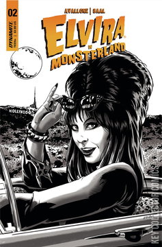 Variant Cover for Elvira in Monsterland #2