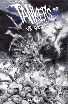 Variant Cover for Tankers vs Ancient Aliens #2