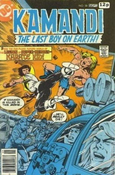Variant Cover for Kamandi: The Last Boy on Earth #58