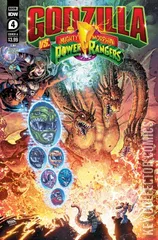Cover for Godzilla vs. The Mighty Morphin Power Rangers #4