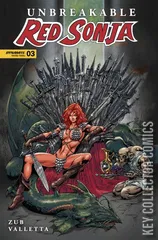 Variant Cover for Unbreakable Red Sonja #3