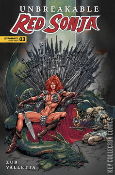 Variant Cover for Unbreakable Red Sonja #3