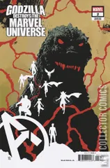 Variant Cover for Godzilla Destroys the Marvel Universe #2