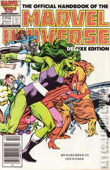 Variant Cover for The Official Handbook of the Marvel Universe - Deluxe Edition #11