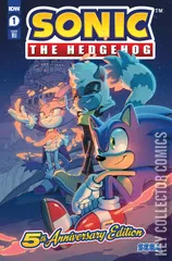 Variant Cover for Sonic the Hedgehog: 5th Anniversary Edition #1