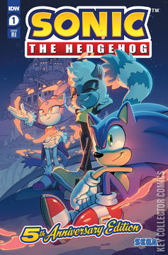 Variant Cover for Sonic the Hedgehog: 5th Anniversary Edition #1