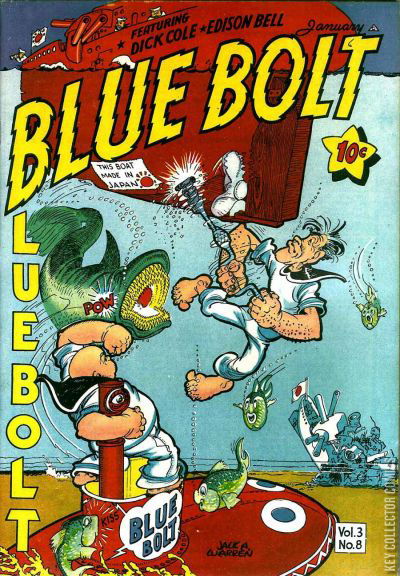 Cover art for Blue Bolt #8