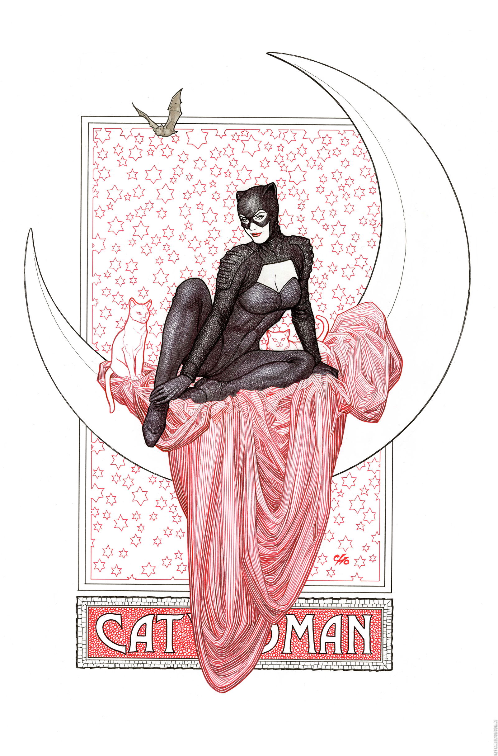 Variant Cover for Catwoman #85