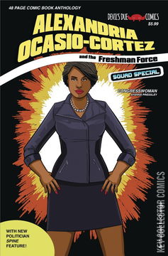 Variant Cover for Alexandria Ocasio-Cortez and the Freshman Force: Squad Special #1