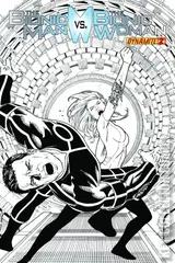 Variant Cover for The Bionic Man vs. The Bionic Woman #2