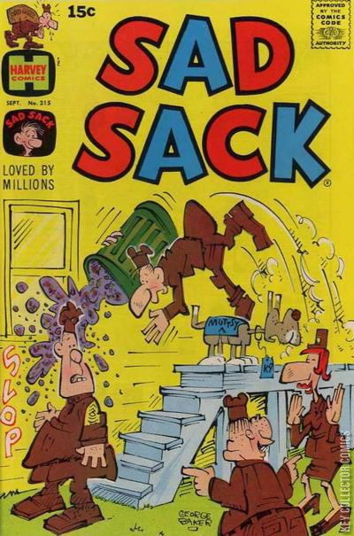 Sad Sack Comics #215 Published December 1969 | Key Coll