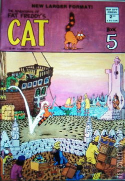 Variant Cover for Fat Freddy's Cat #5 Revised Third Printing B
