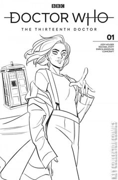 Variant Cover for Doctor Who: The Thirteenth Doctor #1