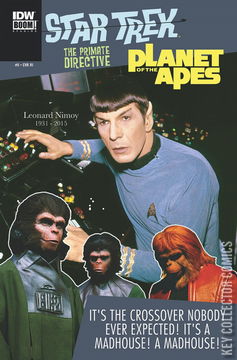 Variant Cover for Star Trek / Planet of the Apes: The Primate Directive #5