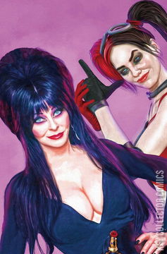 Variant Cover for Harley Quinn x Elvira #1