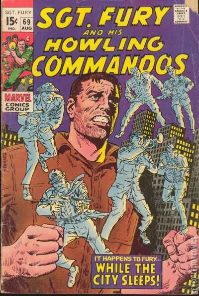 Cover art for Sgt. Fury and His Howling Commandos #69