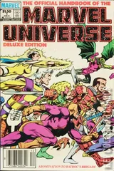Variant Cover for The Official Handbook of the Marvel Universe - Deluxe Edition #1