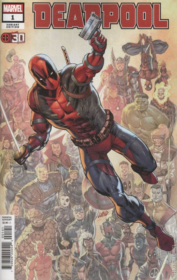 Deadpool Nerdy 30 #1 Variant Published March 2021 | Ke