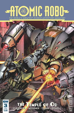 Variant Cover for Atomic Robo: The Temple of Od #3