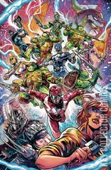 Variant Cover for Mighty Morphin Power Rangers / Teenage Mutant Ninja Turtles #3