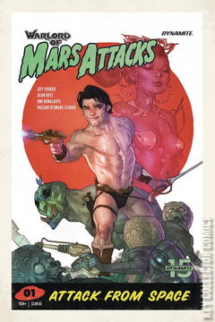 Variant Cover for Warlord of Mars Attacks #1