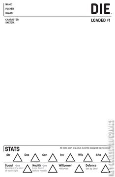 Variant Cover for Die: Loaded #1