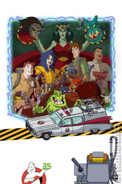 Variant Cover for Ghostbusters 35th Anniversary #1