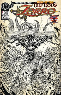 Variant Cover for Zorro: Rise of the Old Gods #1