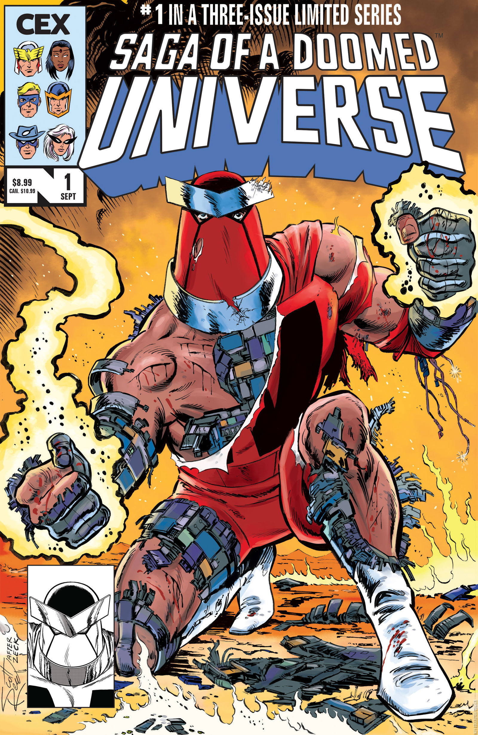 Variant Cover for Saga of a Doomed Universe #1