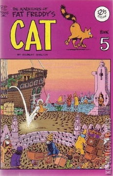 Variant Cover for Fat Freddy's Cat #5 Revised Fourth Printing