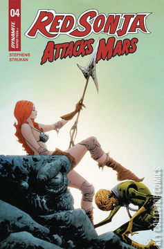 Variant Cover for Red Sonja Attacks Mars #4