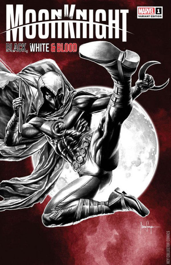Variant Cover for Moon Knight: Black, White & Blood #1