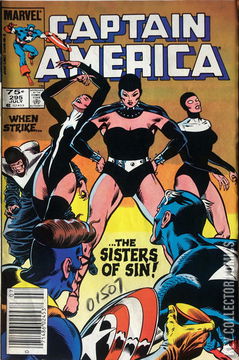 Variant Cover for Captain America #295