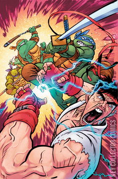 Variant Cover for Teenage Mutant Ninja Turtles vs. Street Fighter #4