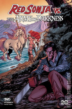 Variant Cover for Red Sonja vs. The Army of Darkness #2