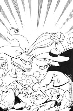 Variant Cover for Darkwing Duck #4