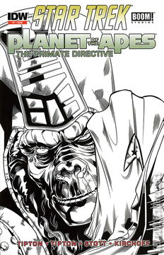Variant Cover for Star Trek / Planet of the Apes: The Primate Directive #1