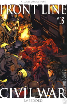 Variant Cover for Civil War: Front Line #3