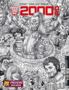 Variant Cover for 2000 AD #2000