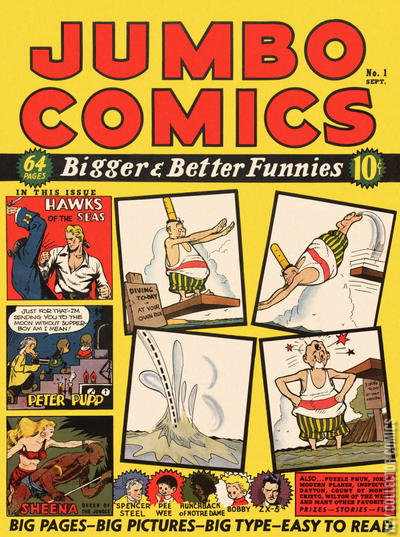 Jumbo Comics by Fiction House | Key Collector Comics