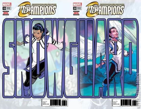 Variant Cover for Champions #19