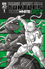 Variant Cover for Teenage Mutant Ninja Turtles: Black, White & Green #1