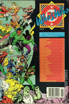 Variant Cover for Who's Who: The Definitive Directory of the DC Universe #9